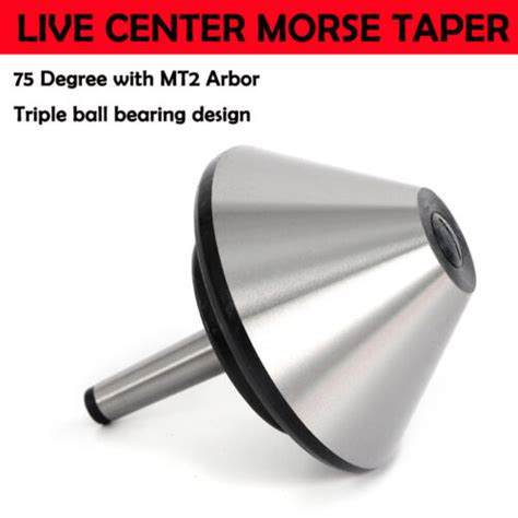 Mt Bull Nose Pipe Live Revolving Center For Lathe Machine Milling