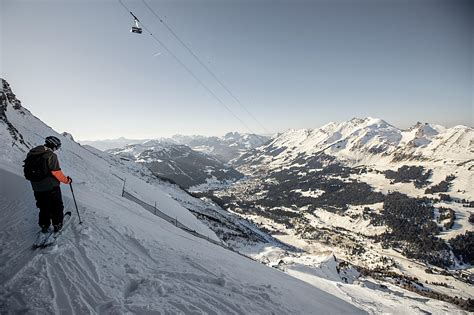 Black Wall Slope At Glacier 3000