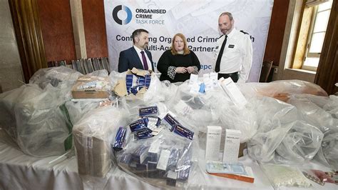 Police Seize Almost 250000 Illegal Tablets Set For Ni Addresses Bbc News