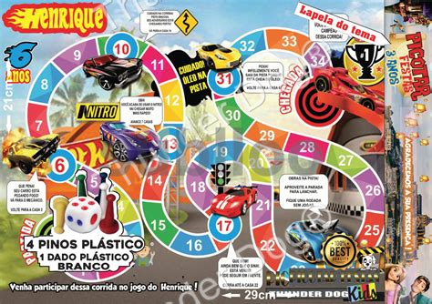 Jogo De Tabuleiro Hot Wheels Pinos E Dado Pl Stico Mm Elo