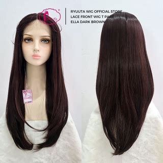 Jual Ryuuta Wig Lace Front Wig Long Straight Ella Lurus Panjang Belah