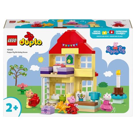 Lego Duplo Peppa Pig Birthday House Playset Smyths Toys Uk