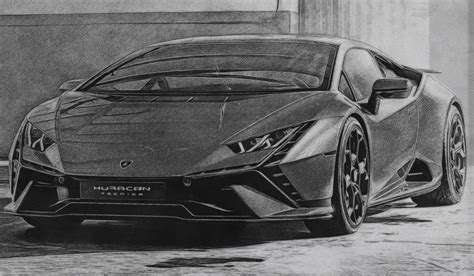 2023 Lamborghini Huracan Tecnica Drawing In 2022 Car Drawings