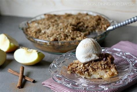 Gluten-Free Apple Crumble Pie - Taryn Whiteaker Designs