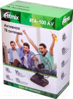 Ritmix RTA-100 AV Цифровая антенна для ТВ купить в Минске, Гомеле ...