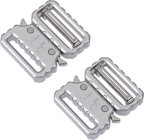 Nvkic 2pcs Small Metal Buckle For 1 Wide Webbing Strap