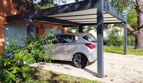 Carport Semi Ferm La Protection Id Ale Pour Votre V Hicule R Noval