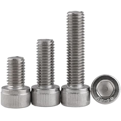 M5 0 5 Fine Thread 304 Stainless Steel Hex Socket Head Cap Screws