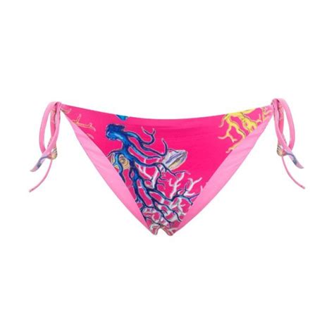 Coral String Bikini Bottom Cynthia Rowley Wolf Badger