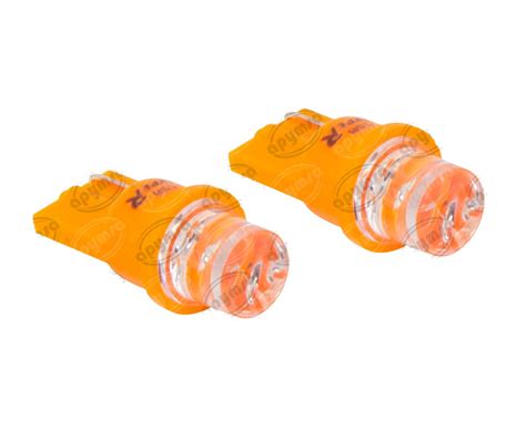 Foco Leds 158 Ambar 12v 2 Leds 5w 2pz Hql 158 A