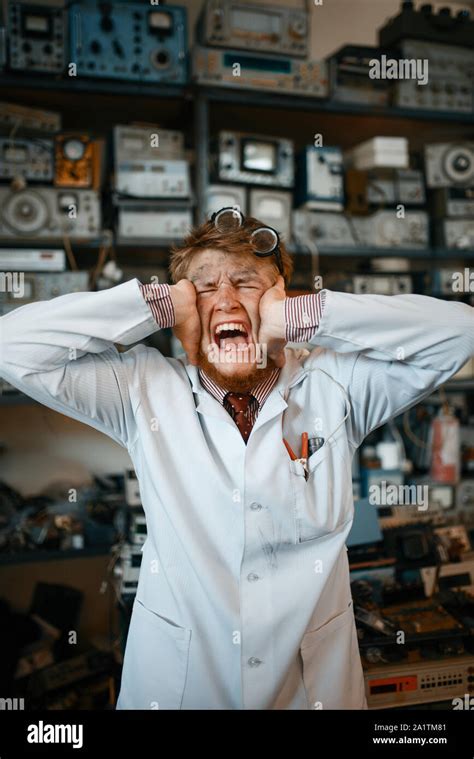 Mad Scientist Electricity Hi Res Stock Photography And Images Alamy