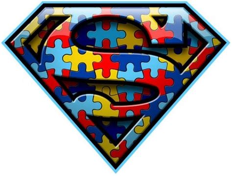 Superman Autism Awareness Sticker Etsy