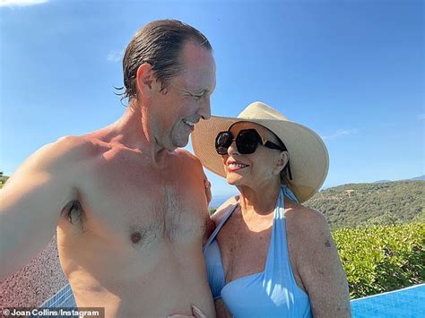 Dame Joan Collins Leaves Fans Swooning As She Slips Into A Blue Bikini In St Tropez Daily