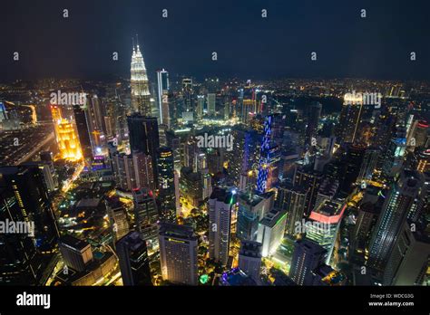 Aerial View Of Kuala Lumpur Stock Photo Alamy