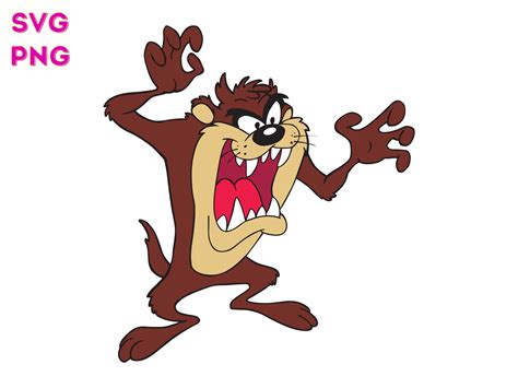 Taz Looney Tunes Tasmanian Devil SVG Digital Download SVG | Etsy