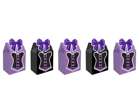 Caixinhas Milk Para Doces Chá De Lingerie Lilás Parcelamento sem juros