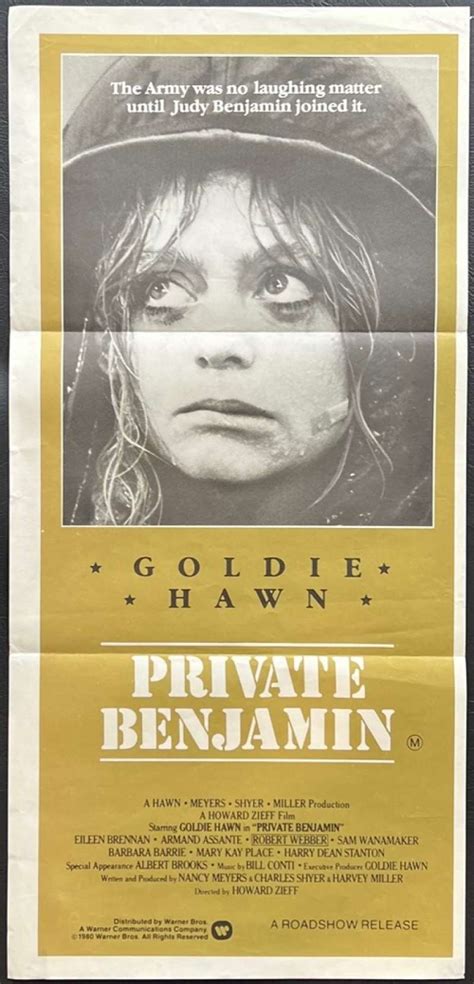 All About Movies Private Benjamin Poster Original Daybill 1980 Style