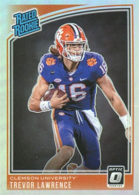 Trevor Lawrence 2021 Chronicles Draft Picks 201 Optic Rated Rookie