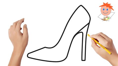 Draw Shoes High Heels