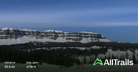 Continental Divide Snowmobile Route 2 Reviews Map Wyoming Alltrails