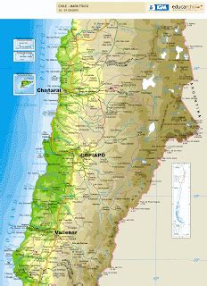 Documentación para la Didáctica Libart Mapa Físico Norte Chico