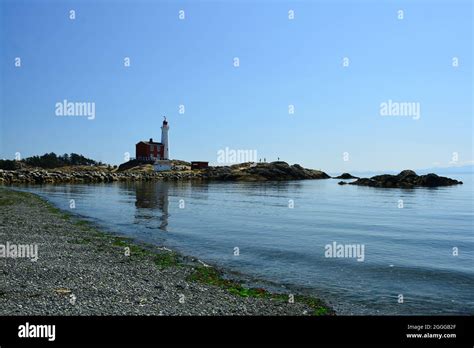 Fisgard Lighthouse At Fort Rodd Hill National Park In Victoria Bc