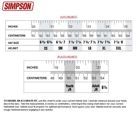 Simpson Racing Gloves Size Chart - Images Gloves and Descriptions ...