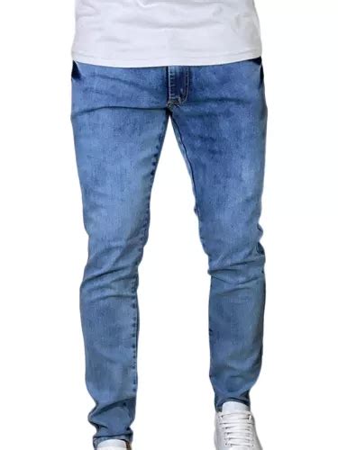 Calças Jeans Masculina Super Skinny Délavé Premium Moda Parcelamento