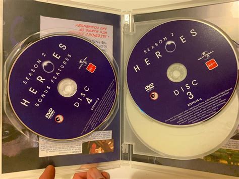 Heroes Season 2 Dvd 2008 4 Disc Set Region 4 Retro Unit