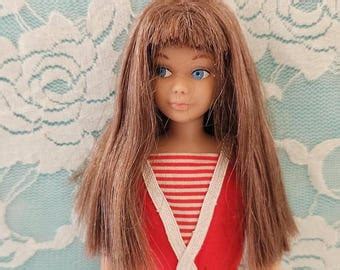 Vintage Brunette Skipper Doll Skipper Doll Dark Brown Hair Skipper Dark Hair Skipper