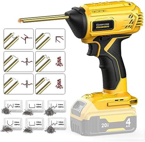 Vevor Plastic Welding Kit W Dual Power Hot Stapler Plastic Welder Plastic Car Bumper