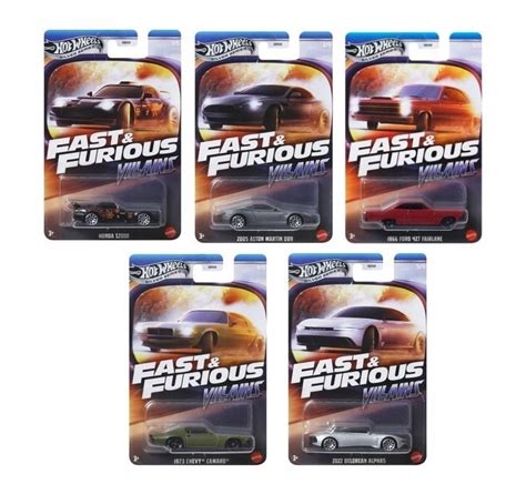 Hot Wheels Silver Series Fast Furious Szybcy I W Ciekli Villains X