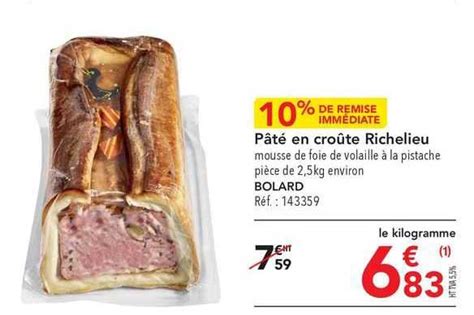 Promo Pâté En Croûte Richelieu chez METRO iCatalogue fr