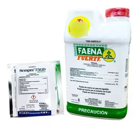 Sempra 6gr Herbicida Selectivo Faena Fuerte 1 Litro Envío gratis