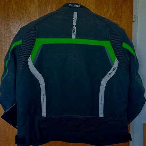 Veste Moto Ixs Rs Xl Cuir Noir Vert Blanc Neuf Kaufen Auf