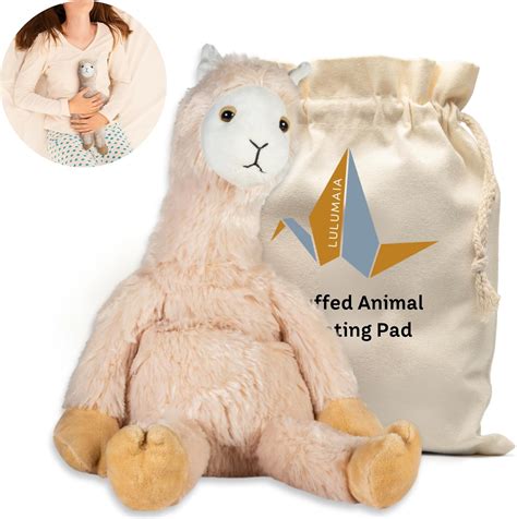Lulumaia Llama Heating Pad For Cramps Microwavable Heating Pad For