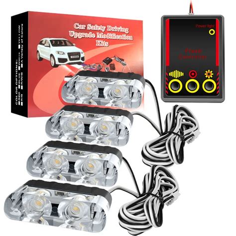 Lumi Re Stroboscopique Led X V Pour Voiture Camion Ambulance