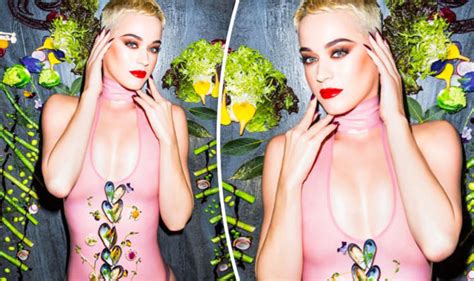 Katy Perry Sends Fans Wild As She Flashes Major Cleavage In Boob Baring Pink Leotard Celebrity