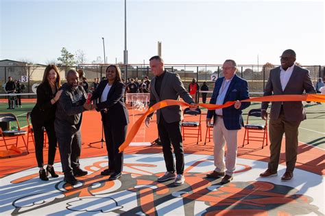 Booker T Washington High School Celebrates Opening Of Tennis Courts