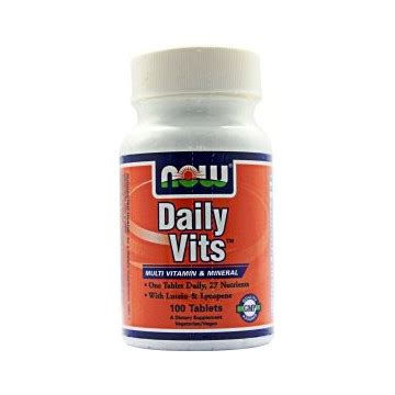 NOW Foods Daily Vits Multi 100 Tablets