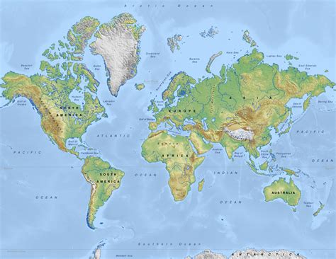 geographically accurate map of the world 4