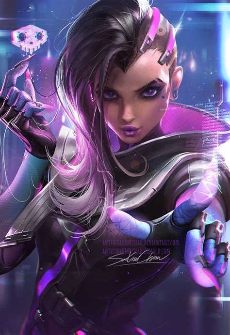 Artstation Sombra Sakimi Chan Overwatch Sombra Overwatch