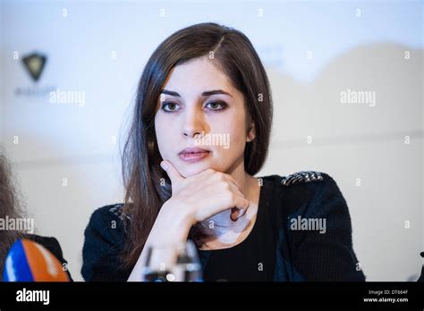 Berlin Germany Th Feb Nadezhda Tolokonnikova Of The Russian Band Pussy Riot Attends A
