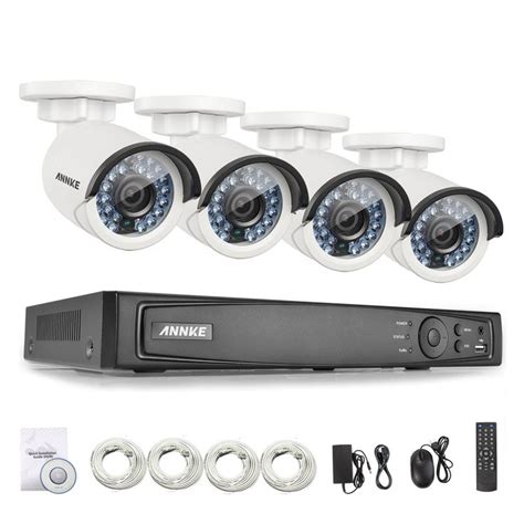 ANNKE True Power over Ethernet Security Camera System 4CH 6.0MP NVR and ...