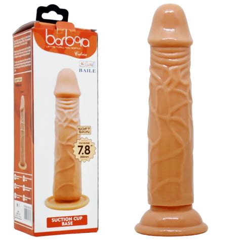 Dildo Silicone Macio Veias Realistas 20 Cm Hiper Sexshop