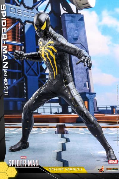 Фигурка Hot Toys VGM45 Marvel s Spider Man Anti Ock Suit Deluxe 1 6 Человек паук Анти Оак