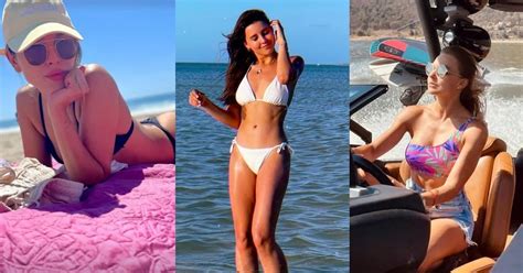 Eiza González Geraldine Bazán y Anette Michel en bikini las vacaciones de Semana Santa de las