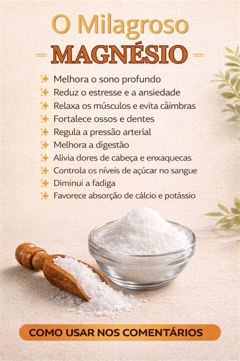 Benefícios do Cloreto de Magnésio: Para Que Serve e Como Tomar Corretamente