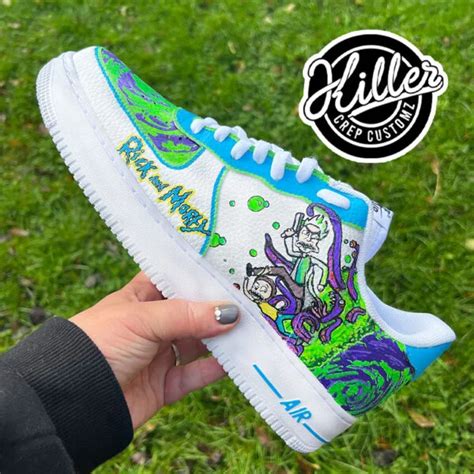 Custom Nike Air Force 1 Rick And Morty Killer Crep Customz