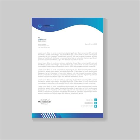 diseno profesional de membretes de negocios creativos vector premium